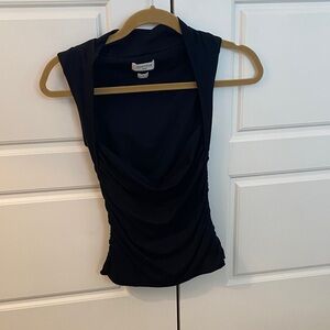 Aritzia Black contour Draped